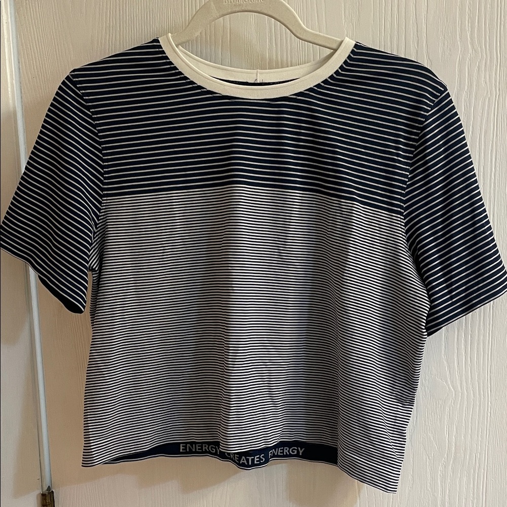 Lululemon Seamless Classic-Fit Mariner Stripe T-Shirt